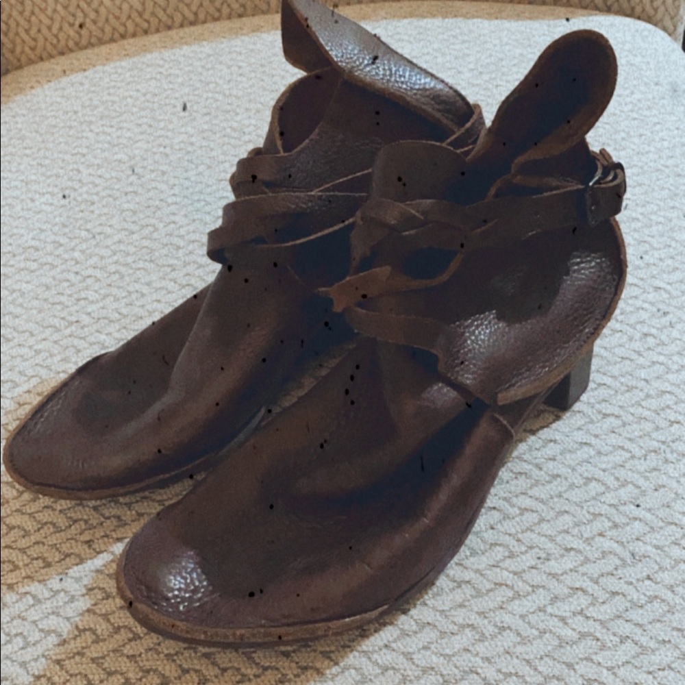 Trippen leather shoes